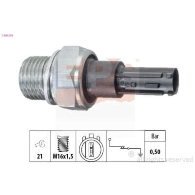 Image de EPS 1.800.203 Sonde De Pression d&#039;Huile M16x1,5 1 Made in Italy OE Equivalent PEUGEOT: 308 I 3/5 portes, 207 II portes