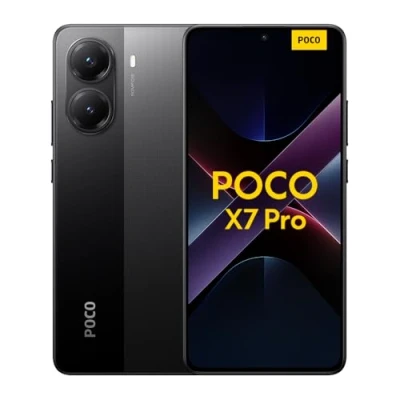 Image de Smartphone Xiaomi POCO X7 Pro,8+256GB,noir,caméra principale 50MP avec OIS, Batterie 6000mAh Hypercharge 90W, IP68, fonctionnalités IA (chargeur non inclus)(Version Française + 2 Ans de Garantie)