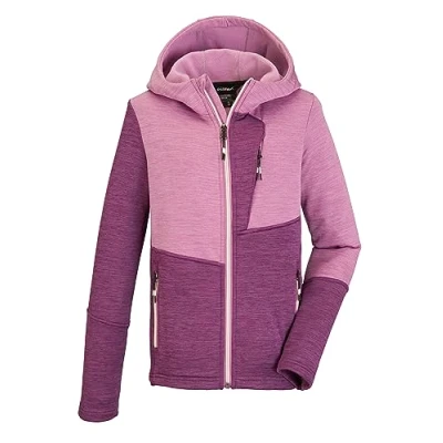 Image de killtec Fille Veste mi saison/veste power stretch avec capuche KOW 165 GRLS FLX JCKT, dark orchid, 176, 40922 000