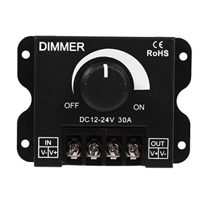 Image de Strip Led Controller 12V 24V 30A Switch Gradateur Opérateur Manuel Opération for Light Single Color