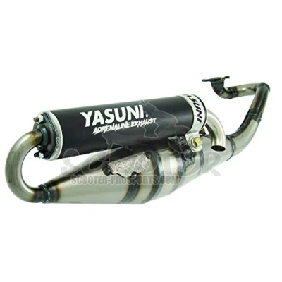 Image de D&#039;échappement YASUNI Scooter Z Noir pour Piaggio