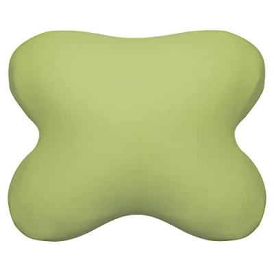 Image de Edda Lux Housse destiné à Tempur Ombracio Oreiller 60/56 x 50/48 cm, Taie d&#039;oreiller Douce en Jersey pour Coussin de Forme Papillon, 100% Coton, Olive