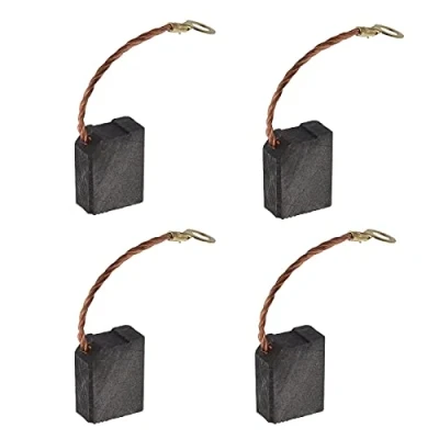 Image de eMagTech 2 Paires Balais de Charbon Moteur Remplacement Compatible avec METABO W16167 W16178 W16230 W19178 W19180 Accessoires Meuleuse d&#039;angle