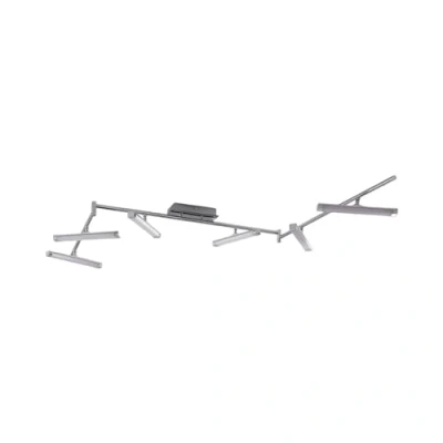 Image de LED Plafonnier Pilou à intensité variable (Moderne) en Argent Métal e. a. pour Cuisine (à 6 lampes,), Eclairage LED, Lampe Luminaire Plafonnier, Plafond, Eclerage