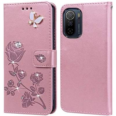 Image de PKQTOP Coque pour Ulefone Note 13P Housse,Fonction de Support,Fente Carte,Silicone TPU,Flip Étui Case
