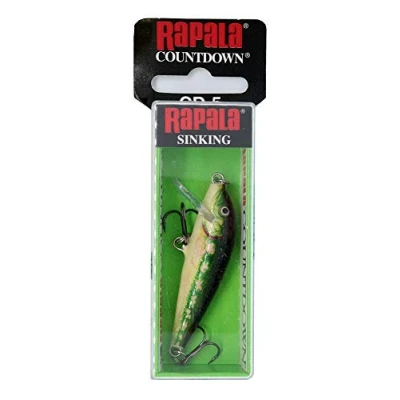 Image de Rapala Leurre de Pêche CountDown Matériel avec Construction Balsa d&#039;Eau Douce Profondeur Nage 0.9 1.8m Taille 5cm / 5g Fabriqué en Estonie Minnow