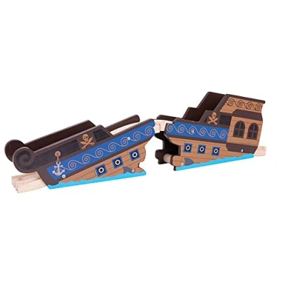 Image de Bigjigs Shipwreck Bridge Circuit de train pour enfants, Taille: One Size, Multi coloured