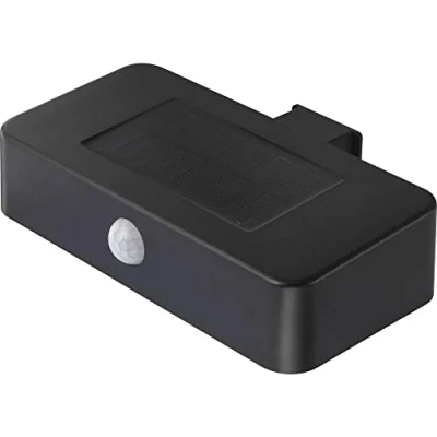 Image de sygonix Applique Solaire extérieure avec détecteur de Mouvement SY 4677502 LED SMD 1 W Blanc Froid Noir