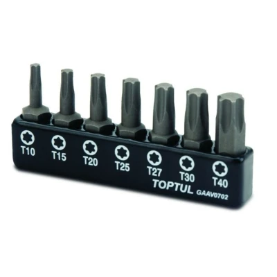 Image de TOPTUL GAAV0702 Coffret d&#039;embouts pour tournevis 7