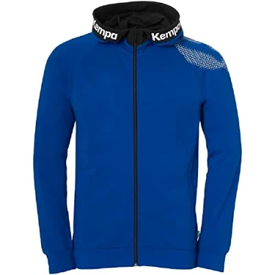 Image de Kempa CORE Sweat zippé pour enfants, Taille: 14a, Royal