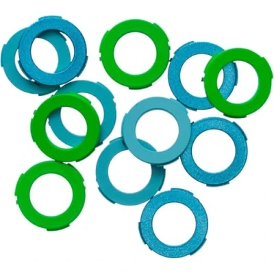 Image de Magura, Kit Di Coperture per Pinza Freno, A 4 Pistoncini, Dal Ma2015 (Verde Neon, Ciano, Verde Menta) (Conf. = 12 Pezzi), Copertura Pinze Multicolore, U, Unisex Adult.