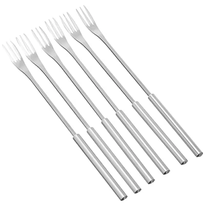 Image de Kuhn Rikon 32040 Fourchette Fondue au Fromage Acier Inoxydable Argent 26,5 x 1,5 cm 6 Pièces
