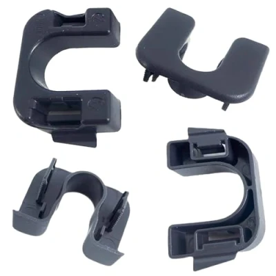 Image de 4xSupports de Fixation Clips pour Étagère Arrière Attache Plage Arriere Compatible avec Ford Fiesta MK7MK8 Focus B Max C Peugeot Citroën C3 DS3 015532109E 1539663 8795EN 8A61 46698 AA 8A6146698AA