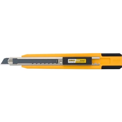 Image de Olfa Cutter PA 2 A, Acier Inoxydable, Noir et Jaune, 14,5 x 1,8 0,5 cm