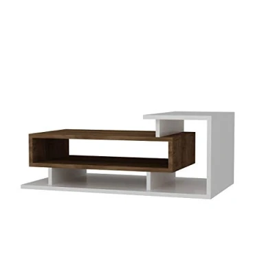 Image de Toilinux.com Table Basse Design scandinave Spring L. 90 x H. 35 cm Blanc