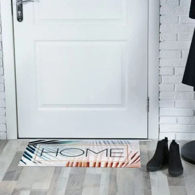 Image de IDMAT Tapis Boston 40x60cm Fleur Home