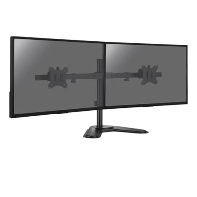 Image de Support de bureau pour 2 écrans moniteurs PC 17&quot; 32&quot;, Sens horizontal