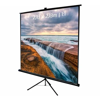 Image de KIMEX Ecran de projection trépied 213 x 213cm 1:1 Neuf