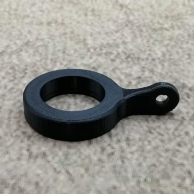 Image de ULEIVA Anneau de Support rechange, noir, pièce rechange compatible avec Rode NT microphone USB