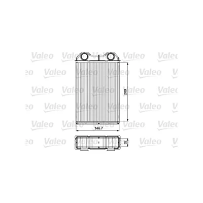 Image de VALEO 811533 Radiateur De Chauffage MINI: 3/5 portes, Cabriolet, CHRYSLER: PT Cruiser Break
