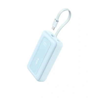Image de Anker Zolo PowerBank, Batterie Externe Haute Vitesse 10 000 mAh 30 W, Câble USB C Intégré, 1 Port C, A, pour iPhone 15/15 Pro / 15 Max Plus, MacBook, Galaxy, et Autres
