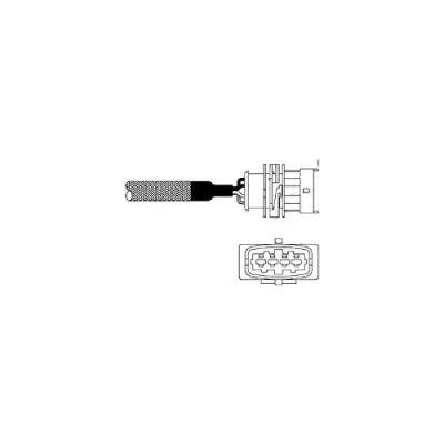 Image de DELPHI ES10982 12B1 Sonde lambda doigt, chauffé OPEL: Astra G CC, Corsa B 3/5 portes, Berline, VAUXHALL: Mk1