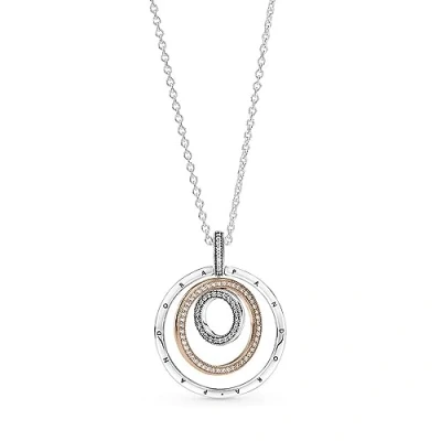 Image de Pandora Signature Bracelet jonc ouvert I D en métal plaqué or rose 14 carats, 3