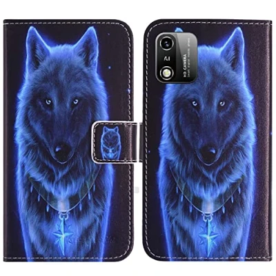 Image de TienJueShi Tour Eiffel Support à Rabat Coque Étui Couverture Protecteur Housse pour Logicom Flow 6.26 inch Case Portefeuille Cover Cas Cuir
