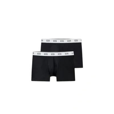 Image de GCDS Essentials Boxer Briefs 2 PACK Shorty, Homme, Taille: Large, Black