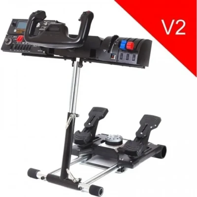 Image de Support Wheel Stand Pro pour Saitek Flight Yoke System et Volant G25 G27 Deluxe V2