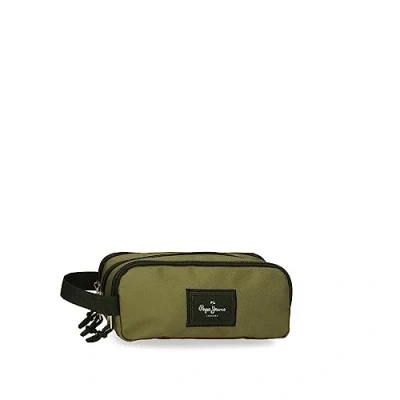 Image de Pepe Jeans Aris Trousse Triple Rouge 22x10x9 cm Polyester, Rouge, Talla única,