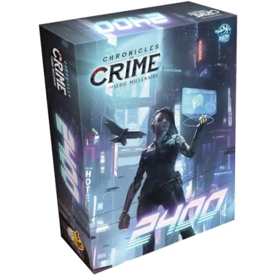 Image de Lucky Duck Games Chronicles of Crime: Millenium 2400 Version Française Jeu de Plateau Société A partir 12 Ans 1 à 4 Joueurs 60 90 Minutes Coopératif