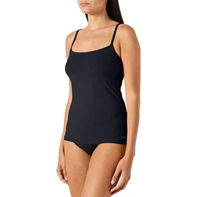 Image de Skiny Damen Spaghettishirt 2er Pack Micro Advantage Tricot, Black, 42 (Lot de 2) Femme