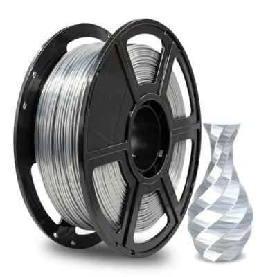 Image de Flashforge filament PLA en soie de 1,75 mm, pour imprimante 3D 3D, argenté