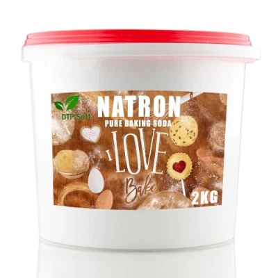 Image de Bicarbonate de sodium Baking Soda Sel soude E500 dans un seau Top (2 kg)