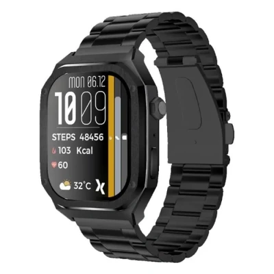 Image de Montre Connectée FW65 Modèle IRON S IP68 Verre 2.5D Maxcom Graphite
