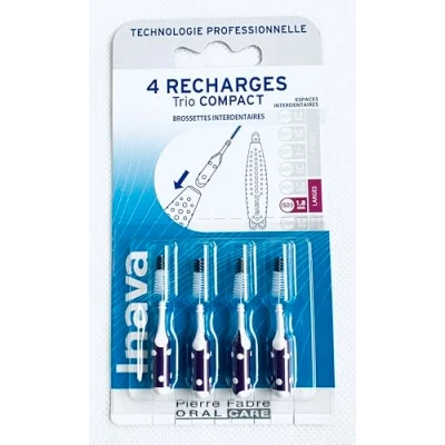 Image de Inava Trio Brossettes 4 Recharges Compact Taille : ISO5 1,8 mm