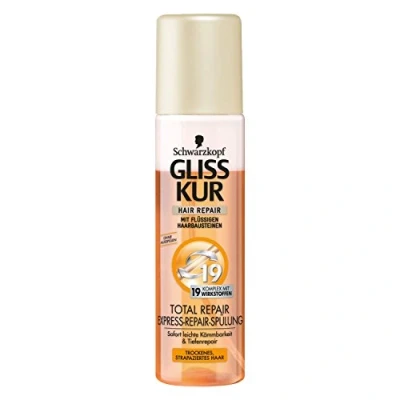 Image de SchwarzKopf Spray Anti noeuds GLISS KUR HAIR REPAIR cheveux secs et abîmés 200ml