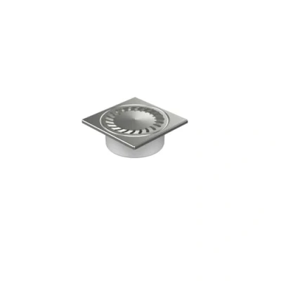 Image de Bonde de douche en acier inoxydable 150 x mm DN 50 Très plate Profondeur d&#039;encastrement : 55 Fermeture anti odeurs (320 N)