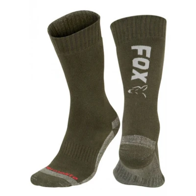 Image de Fox Green/Silver Thermolite Long Sock (40 43) Chaussettes pêche