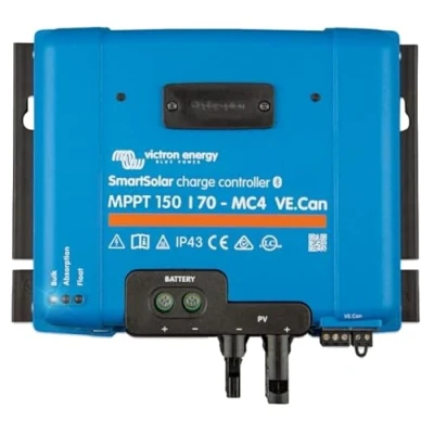 Image de Victron Energy SmartSolar MPPT MC4 VE.Can 150V 70 amp 12/24/36/48 Volt Contrôleur de Charge Solaire (Bluetooth)