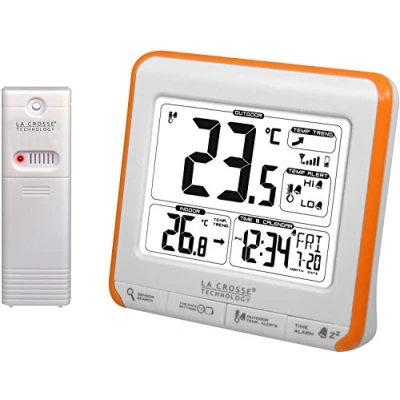 Image de La Crosse Technology WS6811 Station de températures avec alertes Blanc et Vert