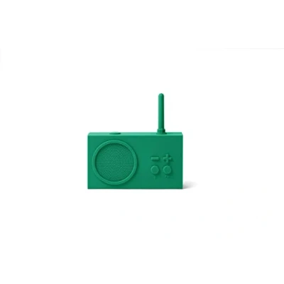 Image de Lexon TYKHO 3 Enceinte Bluetooth Portable et Poste Radio FM, Etanche avec Batterie Rechargeable Vert