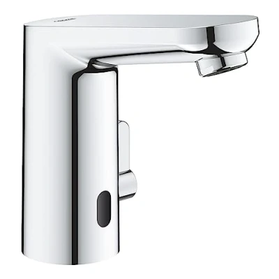 Image de GROHE Get E Mitigeur Lavabo Capteur Infrarouge sur Plage, Economie d’Eau, Chromé, 36366002