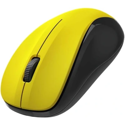 Image de Souris optique ss fil 3 touches &quot;MW 300 V2&quot;, silenc., récept. USB, jne Jaune