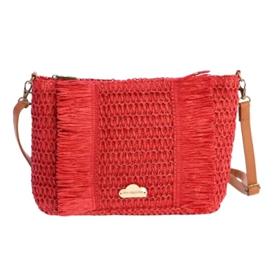 Image de Don Algodon Pochette femme en paille sac de plage Fait main à ete boheme beach bag cabas raphia Beja