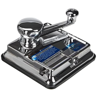 Image de OCB MikrOmatic Duo Machine à Tuber Les Cigarettes Chromé Argenté 15 x 8 cm