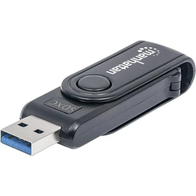 Image de Lecteur de carte mémoire externe Manhattan Mini Multi Card Reader Writer USB 3.0 externer 24 in 1 3.0, SD, MM