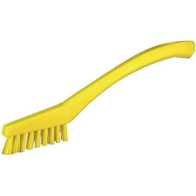 Image de Vikan Hygiène Brosse de précision Fibres extra dures Jaune