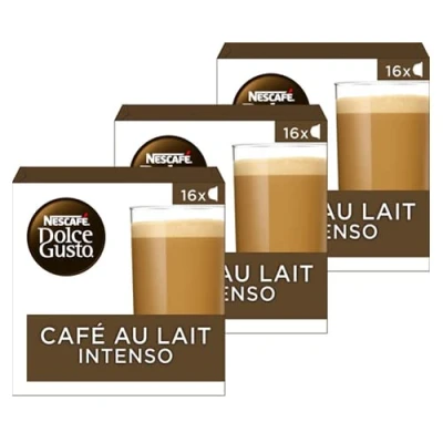Image de Dolce Gusto Café Au Lait Intenso 3x 16 Pods